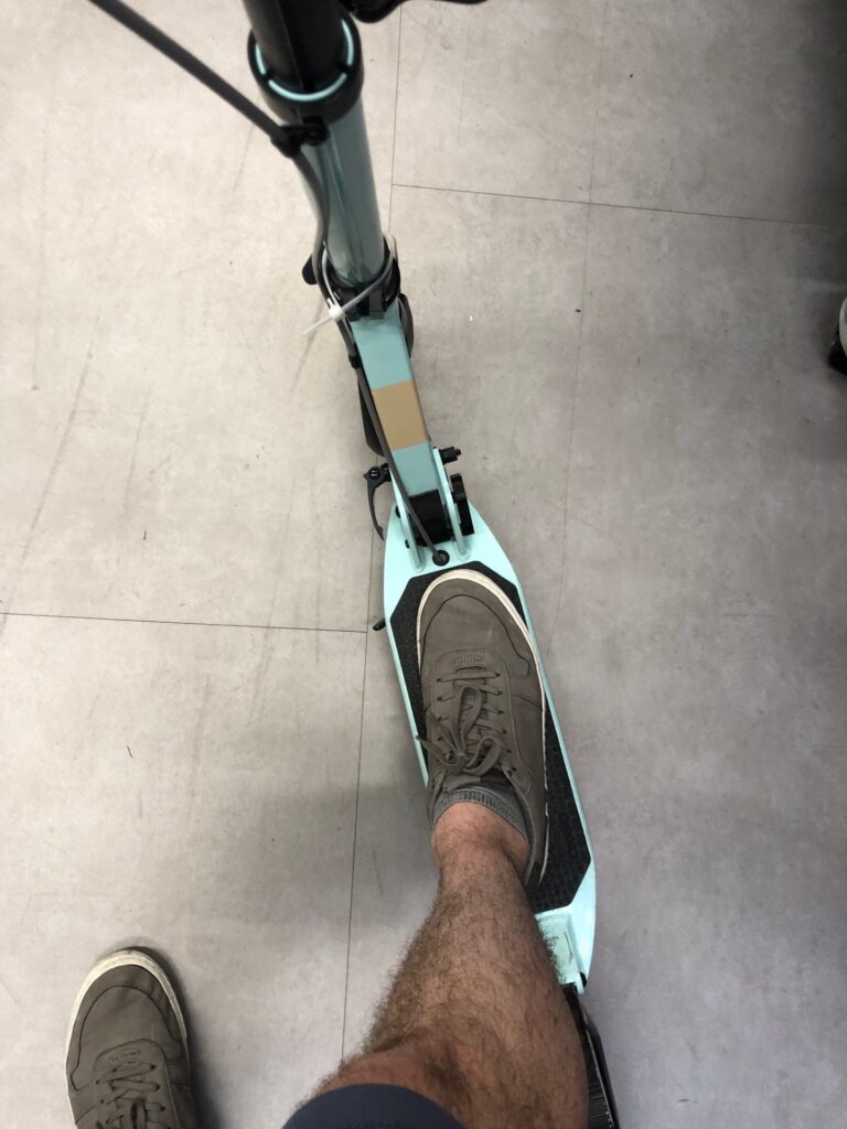 scooter deck size